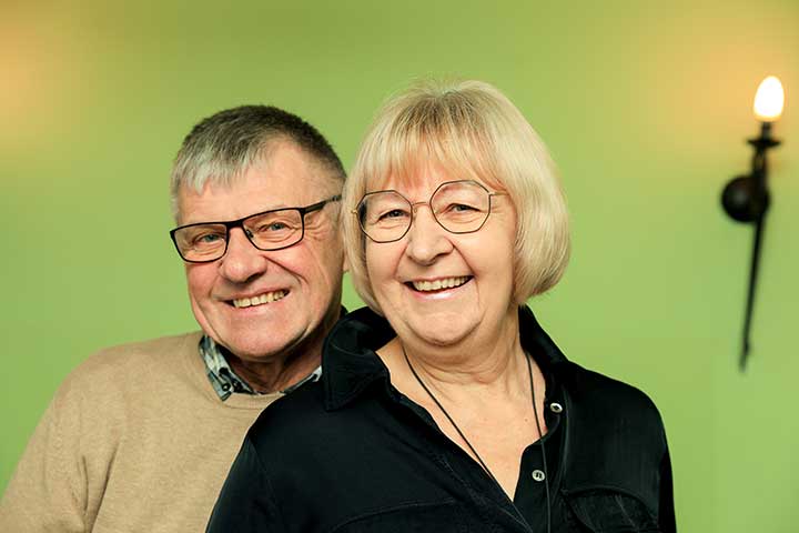 Chefin Angela Dütsch und ihr Partner Georg Scherr